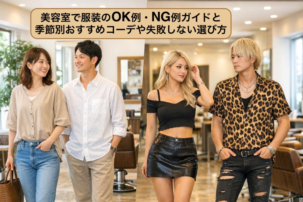 美容室で服装のOK例・NG例ガイドと季節別おすすめコーデや失敗しない選び方
